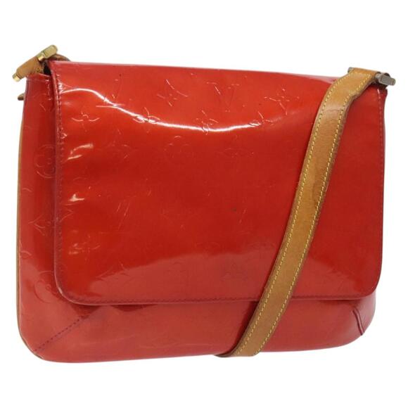 LOUIS VUITTON Monogram Vernis Thompson Street Bag Red M91094 - Picture 1 of 16